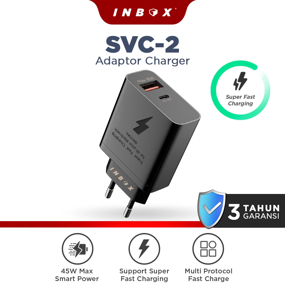 SVC-2 45W Super Fast Charging Adaptor