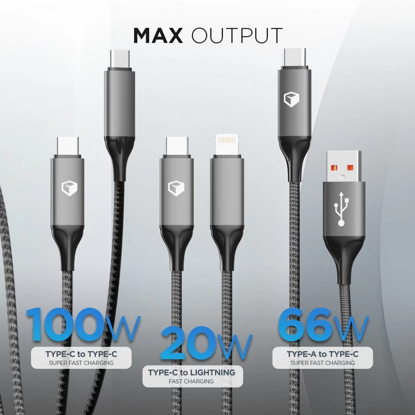 Flash Nylon Series Cable Data 20W-100W - Image 2